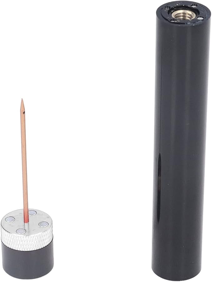 Mini Air Pressure Wine Bottle Opener Portable Lipstick Shape Needle Type Corkscrew with Premium Aluminum Alloy Handle for Home Bar Restaurant Gift (Silver)
