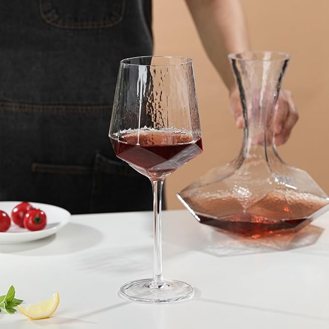 Crystal Glass Wine Decanter Red Wine Decanter Wine Decanter Aerator Red Wine Carafe Wine Carafe Wine Breather Carafe Wine Air Aerator Wine Aerator Gift Lead-free U Shaped Classic Aerator Filter Decora
