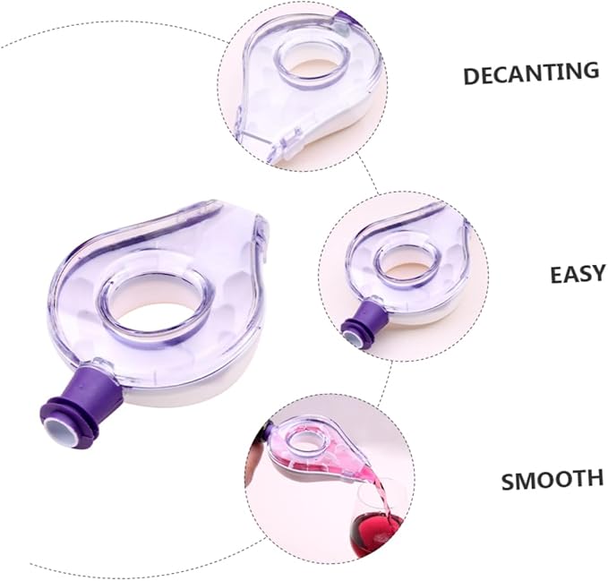 1Pc Creative Wine Decanter Handheld Fast Aerator for Enhancing Flavor Aroma for Wine Lovers for Quick Decanting Easy Cleaning