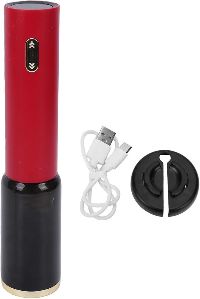 Cryfokt Wine Opener, Battery Operated Electric Wine Opener with Foil Cutter, One Button Operation, Stylish & Portable Automatic Bottle for Home Kitchen Party Wedding