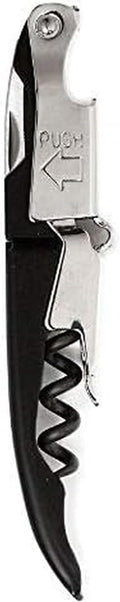 Metrokane, Rabbit Zippity 2-Step Waiter's Corkscrew, Black or Red (Colors May Vary)