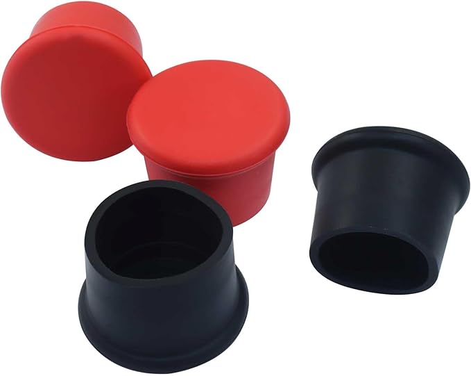 12 Pcs Reusable Silicone Wine Stoppers - Airtight Bottle Stoppers Bottle Cover for Wine, Champagne, and Beer(Red+Black)