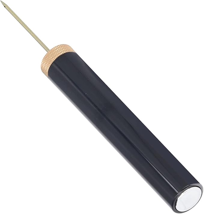 Wine Bottle Opener, Needle Type Air Pressure Corkscrew with Portable Lipstick Design for Home, Bar, Restaurant Use (Gold)