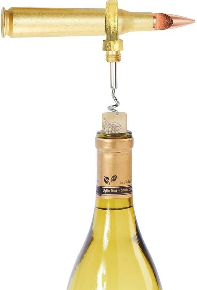 Maxam Bullet-shaped Corkscrew And Bottle Opener