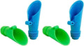 Houdini Flipper Wine Pourer Bottle Stoppers, Set of 2, Assorted Colors (Pack of 2)