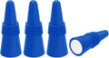 MECCANIXITY 4Pcs Wine Stoppers High Temp Silicone Plug T Shaped Wine Bottle Stopper Wine Outlet Cap Bottle Cover, Dark Blue