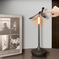Cordless Table Lamp with Bottle Opener, Rechargeable LED with Funny Bird Corkscrew,Touch Dimmable Bedside for Restaurants and Dining Home Indoor/Outdoor，Children's gifts，Art Deco，Bar Accessories