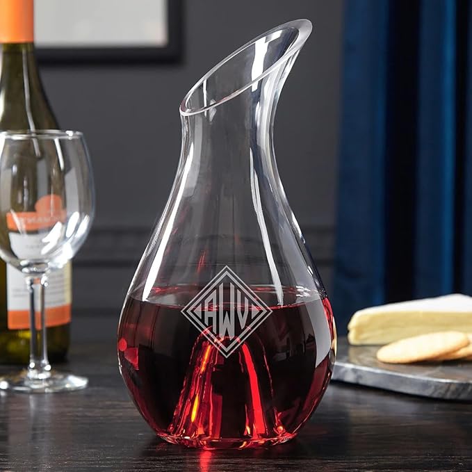 Personalized Wine Decanter - Engraved Wine Carafe by HomeWetBar