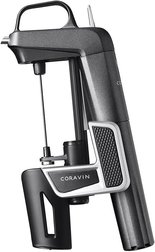 Coravin Model Two -Wine Preservation System - Bottle Opener, Needle Pourer, Aerator, and Wine Saver - Graphite - Includes 2 Argon Gas Capsules and Wine Needle