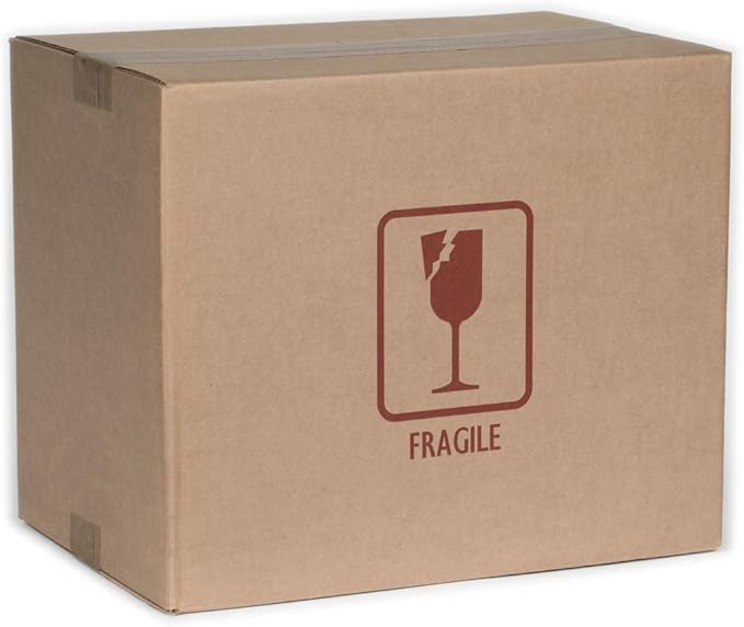 U-Haul Corrugated 12 Bottle Wine Shipping, Moving, & Packing Kit - Includes a 17-7/8” x 12-1/8” x 14-1/2” Box & Corrugated Protection Inserts