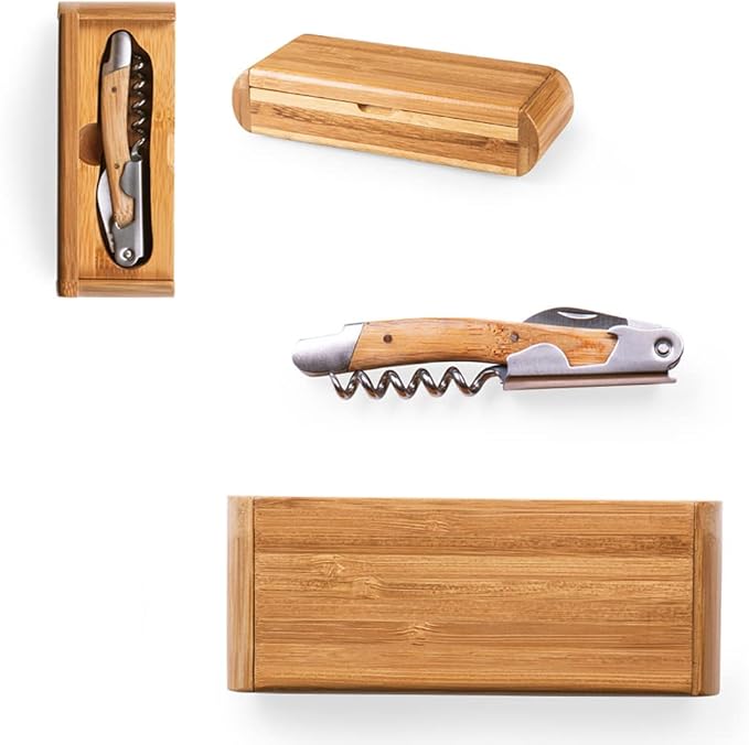 PICNIC TIME NCAA LSU Tigers Elan Deluxe Waiter's Corkscrew in Gift Box