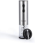 Electric Wine Opener, Stainless Steel Rechargeable Cordless Electric Corkscrew Wine Bottle Opener, Wine Accessories Holiday Gift Set Holiday Kit 7717-W102-013
