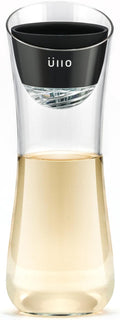 Ullo Wine Purifier with Hand-Blown Carafe and 6 Sulfite Filters – Removes Sulfites and Histamines