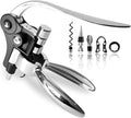 DEMARRE Rabbit Wine Opener,Corkscrew Wine Opener Set Including Foil Cutter, Wine Stopper & Pourer, Drip Ring, Stainless Steel Wine Bottle Opener Kit for Bar, Home, Wedding, Birthday, Holiday Gift