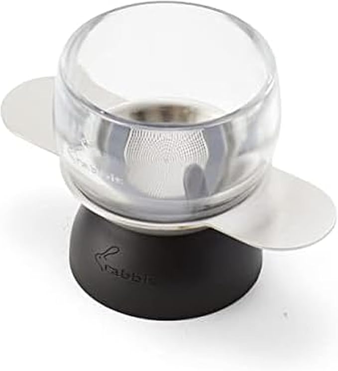 Rabbit Wine, Wine Aerator with Sediment Strainer and Stand, Hand-Free Wine Decanter for Red Wine Lovers, 3.35 x 3.35 x 5.6 IN
