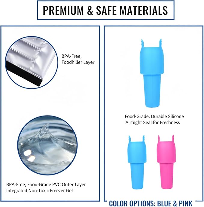 Wine Bottle Cooler Sleeve, Reusable Ice Wine Chiller for 750ml Bottles, Flexible Gel Ice Pack, Keep Wine Cold for Travel, Picnic Party