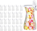 Tiger Chef 12 Ounce Clear Acrylic Carafe With Spout And Lid Serving Wine Juice Beverage Decanter Jar BPA free 24 Pack