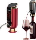 Wine Aerator, Preserver & Dispenser,4-in-1 Electric Wine Aerator with LED Display,Long Lasting Freshness,A Luxurious Gift for Wine Lovers and Women