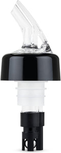 TRUE Ace Measured Liquor Pour Spout 2 Ounce Pourer, Fits Standard Bottles, Set of 1, White