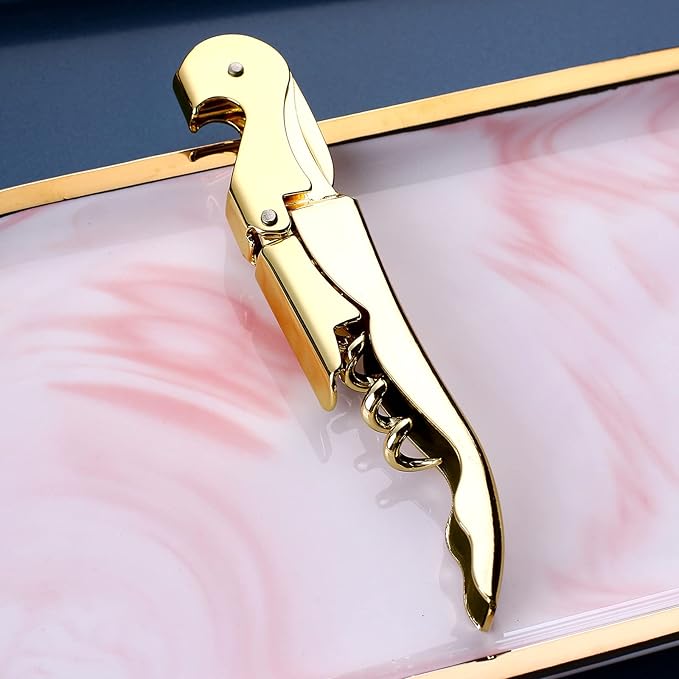Waiters Corkscrew Professional Wine openers,stainless steel Wine Key for Restaurant Waiters,Classic All-in-one Corkscrew, Bottle Opener and Foil Cutter