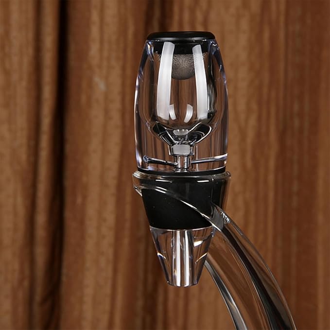 Wine Aerator Dispenser, Portable Kitchen Gadget for Quick Wines Serving, Christmas, Retirement, Valentine Party, Home, Camping, Picnic, Bars, Wine Tasting