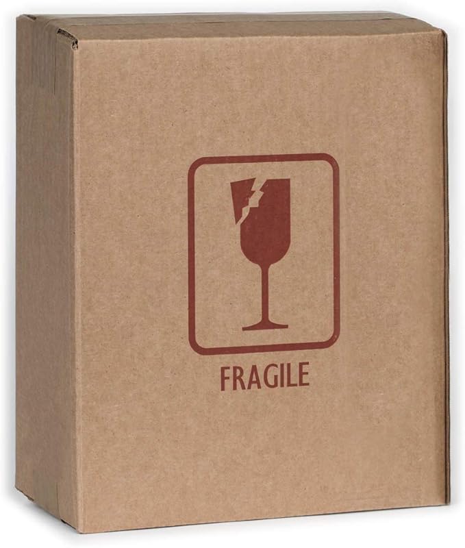 U-Haul Corrugated 3 Bottle Wine Shipping, Moving, & Packing Kit - Includes a 12-1/8” x 4-5/8” x 14-1/2” Box & Corrugated Protection Inserts
