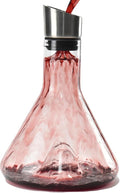 60oz Wine Decanter, Hand-Blown Lead-Free Crystal Wine Aerator, Built-in Stainless Steel Filter for Wine (60OZ)