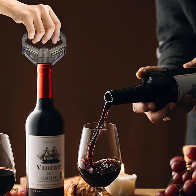 3 in 1 Ah So Two Prong Wine Opener & Cork Remover,It Can Remove The Older and Fragile Wine Corks so Easy for Connoisseurs to Uncork (Sleek-3Q)