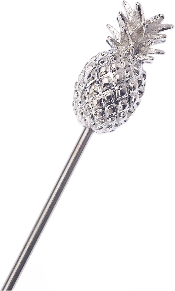 Barfly Cocktail Picks, Pineapple, Stainless Steel, Set 12, 4.5"