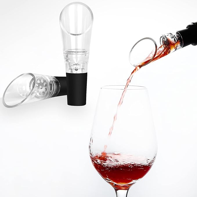 2 Pack Wine Aerator Pourer-Premium Decanter Aerating Spout