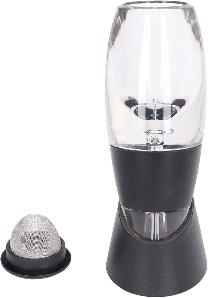 Wine Aerator, Plastic Principle, Mesh Filter, Transparent Body, Wine Lover, for Family and Friends