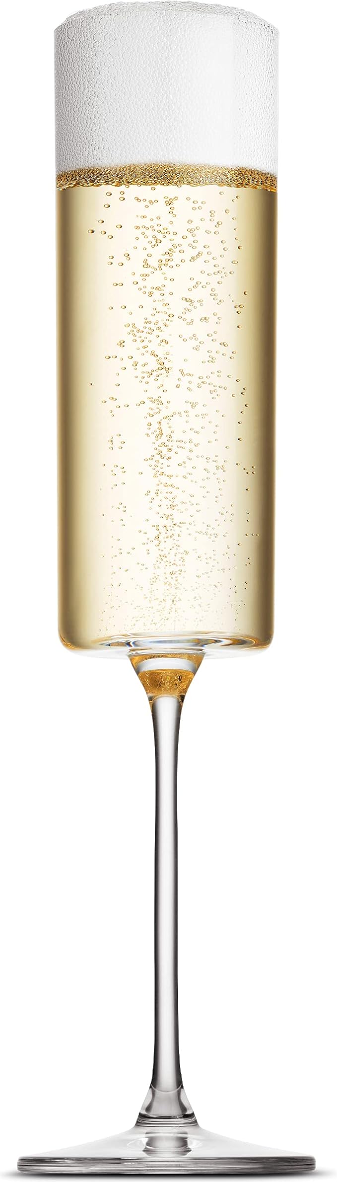 BENETI Square Wine Glasses (6 Ounce (Champagne Glasses))