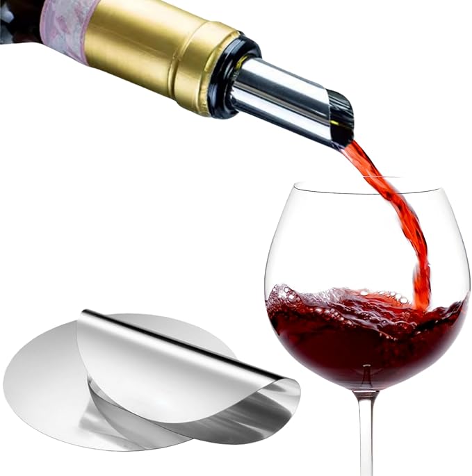 100 Pack Stop Wine Pourer Reusable Drip Free Pourer for Wine, Whiskey, Liquor & Oil Bottles for Easy Pouring from Bottles