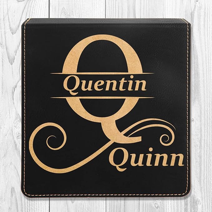 Personalized Leatherette 3-Piece Wine Tool Set with Name