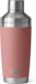 YETI Rambler 20 oz Cocktail Shaker, Stainless Steel, Vacuum Insulated, Sandstone Pink