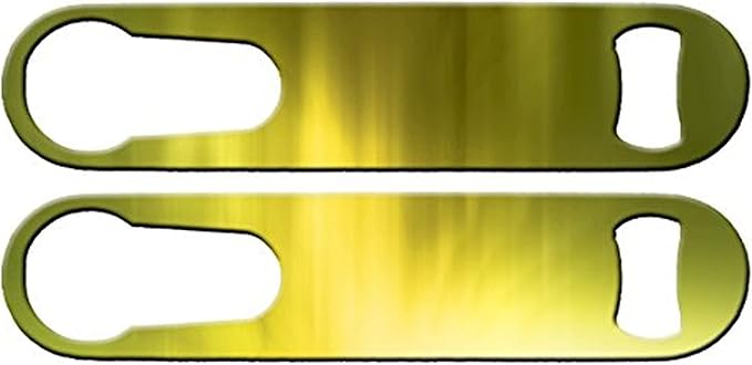 Aurora gold psr professional bartender bottle opener with pour spout remover