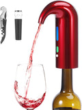 Electric Wine Aerator Pourer Spout - Automatic Wine Pourer with One Touch Button Control - Rechargeable Wine Decanter, Wine Accessories Gifts for Wine Lovers