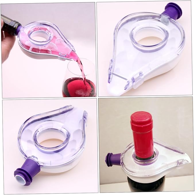1Pc Creative Wine Decanter Handheld Fast Aerator for Enhancing Flavor Aroma for Wine Lovers for Quick Decanting Easy Cleaning