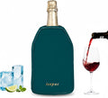 Wine Cooler Sleeve, Wine Bottle Gel Cooler Sleeve Freezer Chiller, Long Lasting Keep Wine Cool and Chill Sleeve for Prosecco Champagne Beer Wine Bottles(1PCS Blackish green)