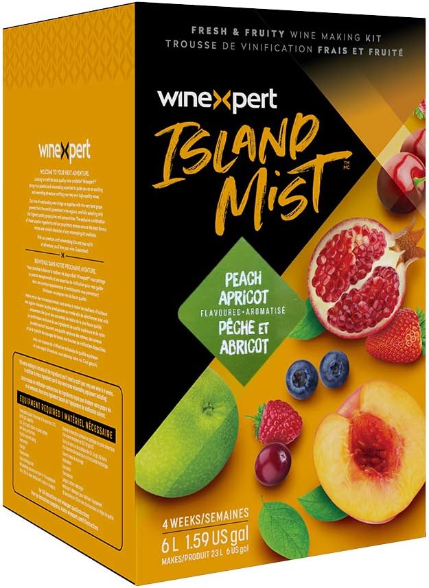 Island Mist Peach Apricot Chardonnay Wine Kit by Winexpert