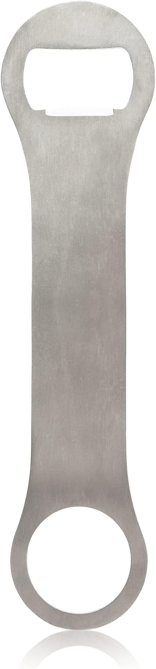 True TrueBlade Stainless Steel Beer Bottle Opener, Compact and Slim Flat Bar Key with Long Handle, Perfect for Kitchen, Home Bar, Restaurant, Party, Travel, 7.25 Inches, Set of 1