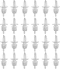 Plastic Liquor Bottle Pourers 24 Pack Classic Bottle Pourers for Alcohol, Leak-Proof, Dishwasher-Safe Pour Spouts for Liquor Bottles (Clear)