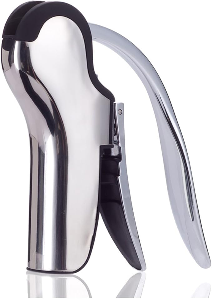 Best Utensils Professional Compact Wine Opener Connoisseur's Corkscrew Gift Set, Professional Stainless Steel Wine Opener With Built-In Foil Cutter, Bonus Screw
