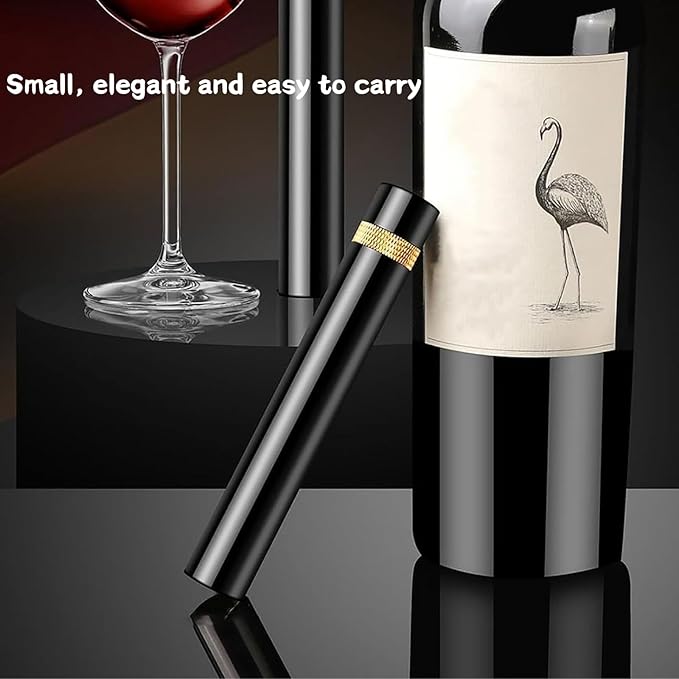 Wine Opener, AeroPop MIni Wine Opener, Travel Portable Pocket Air Pressure Pump Wine Bottle Opener, Travel Porta for Home, Restaurant, Party (2Pcs,A)