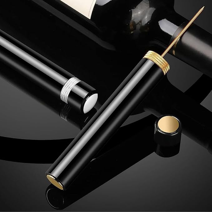 Wine Opener, MIni Wine Opener, Travel Portable Pocket Air Pressure Pump Wine Bottle Opener, Travel Porta for Home, Restaurant, Party (Gold)