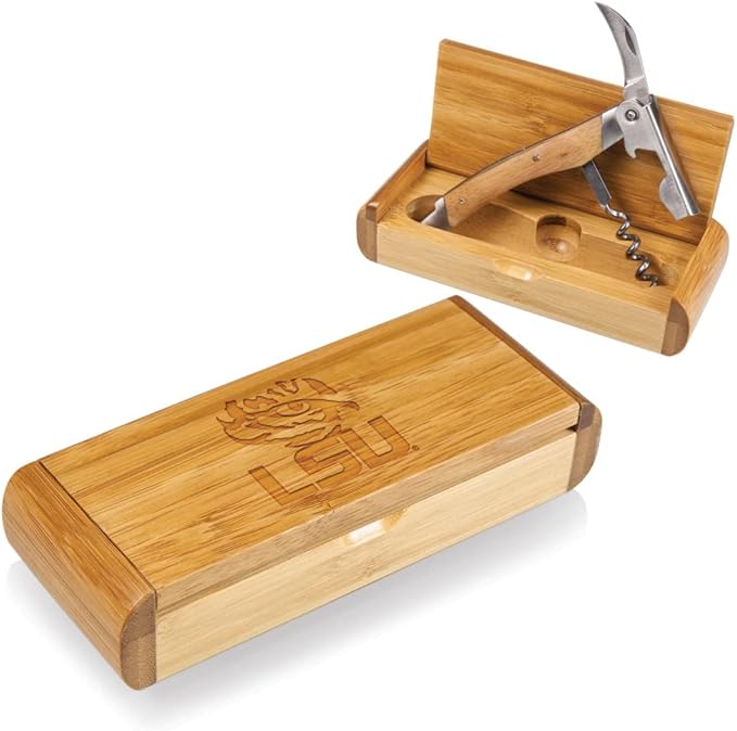 PICNIC TIME NCAA LSU Tigers Elan Deluxe Waiter's Corkscrew in Gift Box