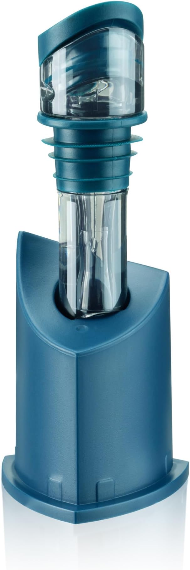 Innovine Wine Aerator Pourer with Built In Stopper, Tilt Design to Enhanced Flavor and Smooth Taste, Easy Pour, No Drip, Perfect for Red & White Wines, Home Bar Accessories, Set of 1, Dark Teal