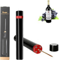 Aeropop Wine Opener, Aero Pop Wines Openers, Needle Type Wines Bottle Openers, Portable Air Pressure Wine Opener, for Home, Restaurant, Party (1, Red)