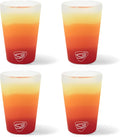 Silipint 1.5oz Silicone Shot Glasses with Handle – 4 Pack Unbreakable, BPA-Free, Non-Toxic, Dishwasher & Freezer Safe Shot Cups – Marigold Glasses