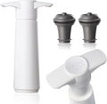 Vacu Vin Original Wine Saver with 2 Vacuum Bottle Stoppers – Wine Preserver Pump for Red or White Wine – Manual Air Remover System – Airtight Seal – Keep Wine Fresh Longer – White